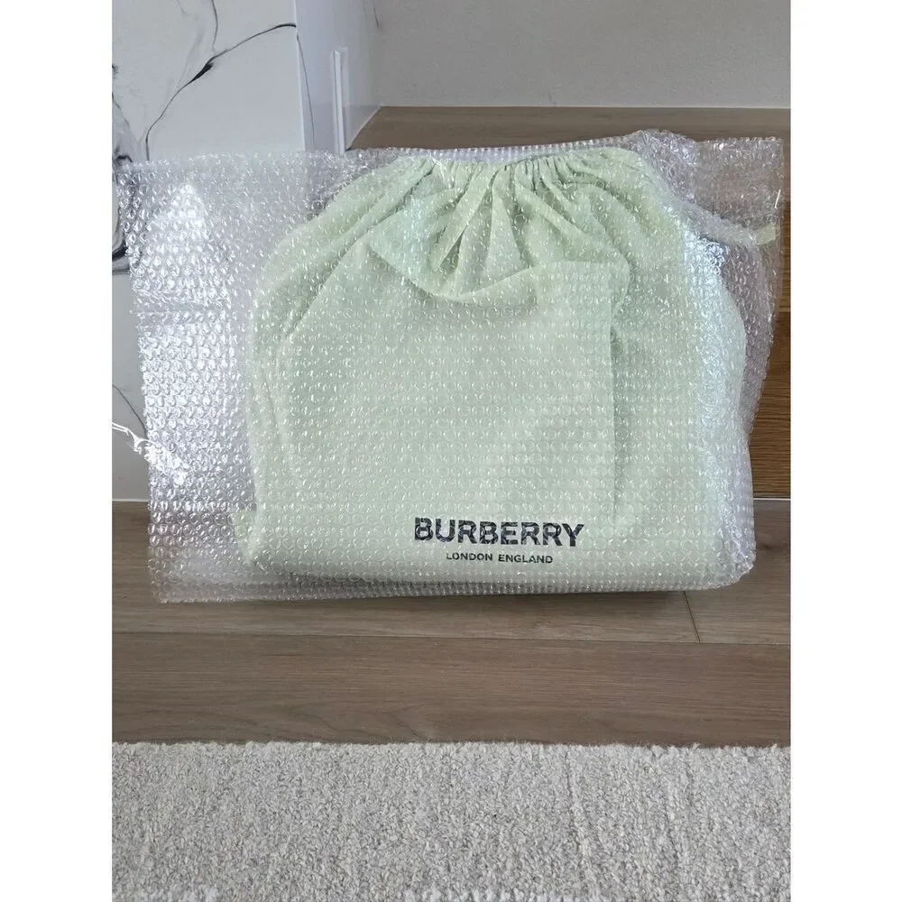 Burberry Banwell Check Canvas & Leather Satchel